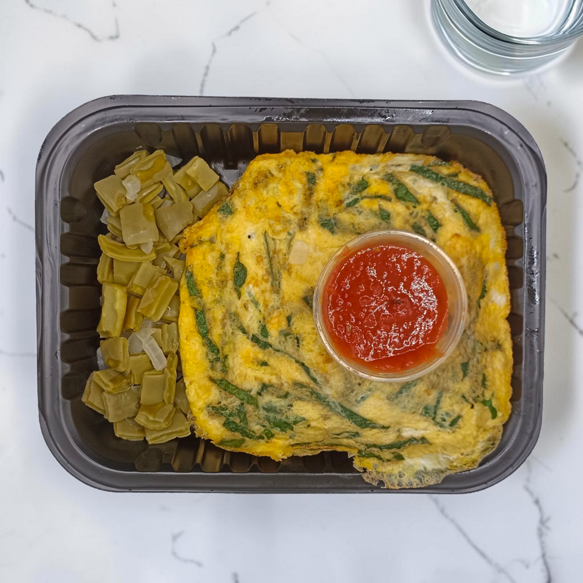 Tortilla de Huevo y Espinaca