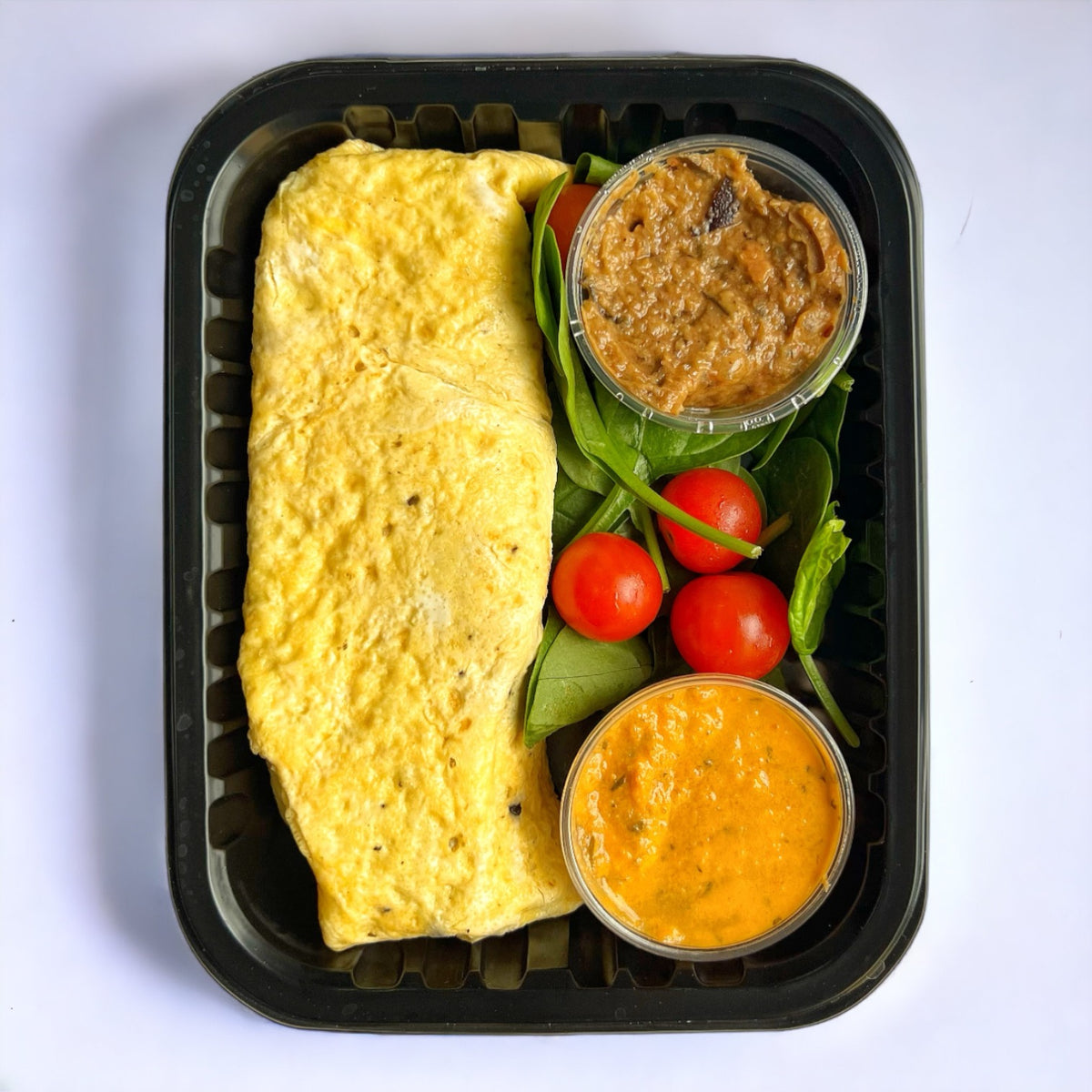 Omelette Relleno de Champiñones
