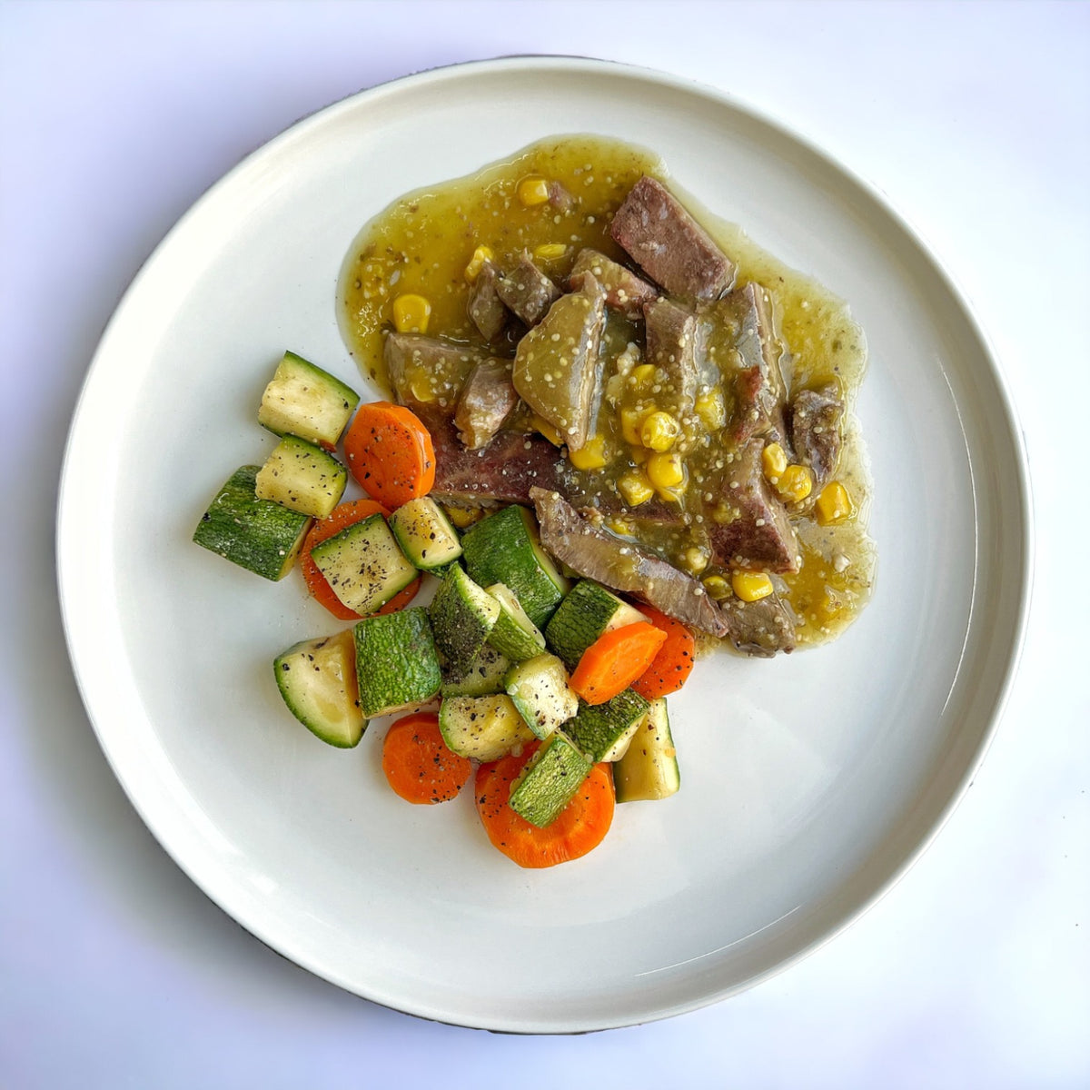 Fajitas en Salsa Verde