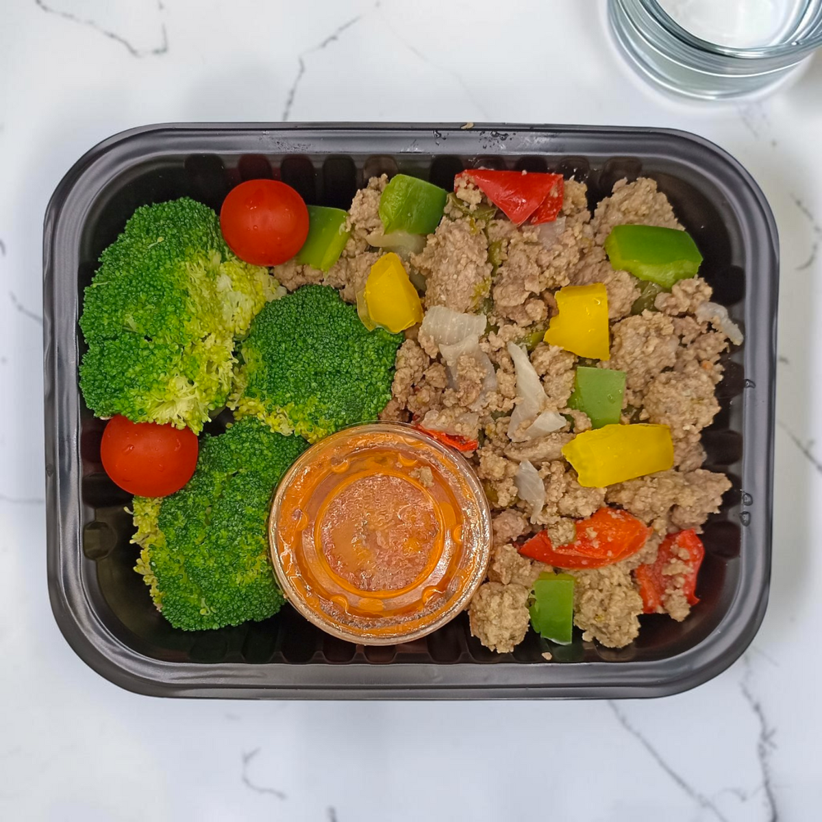 Carne Molida con Pimientos