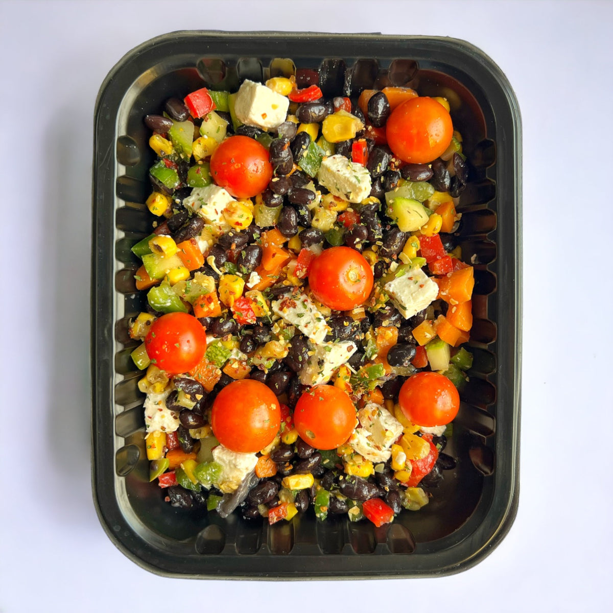 Ensalada de Frijoles y Maíz