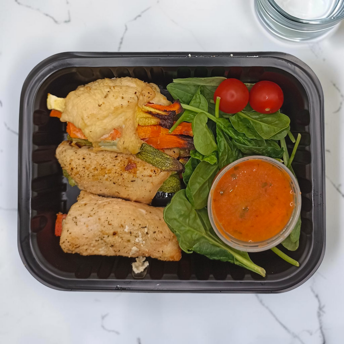 Rollito de Pollo con Vegetales