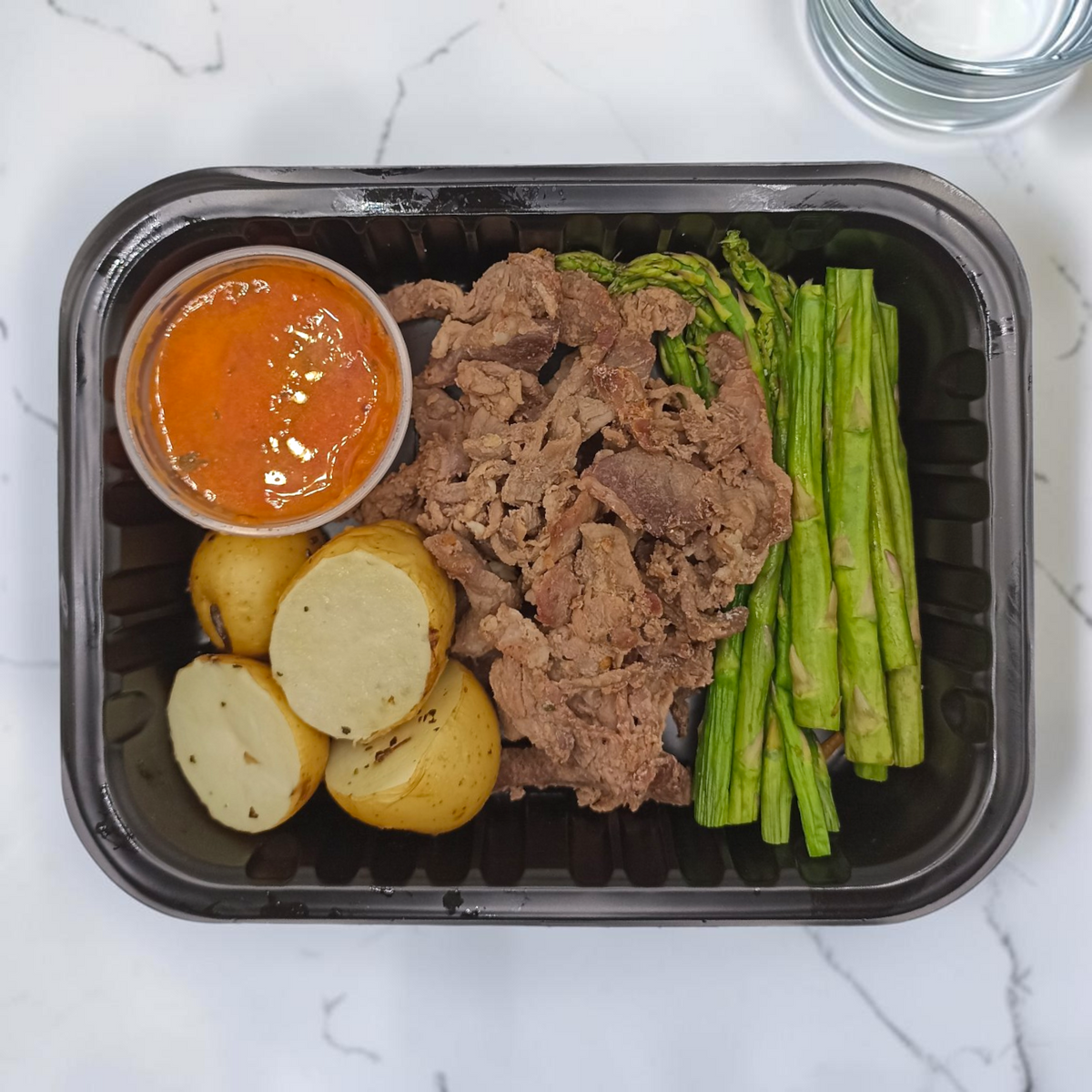 Fajitas de Res con Espárragos