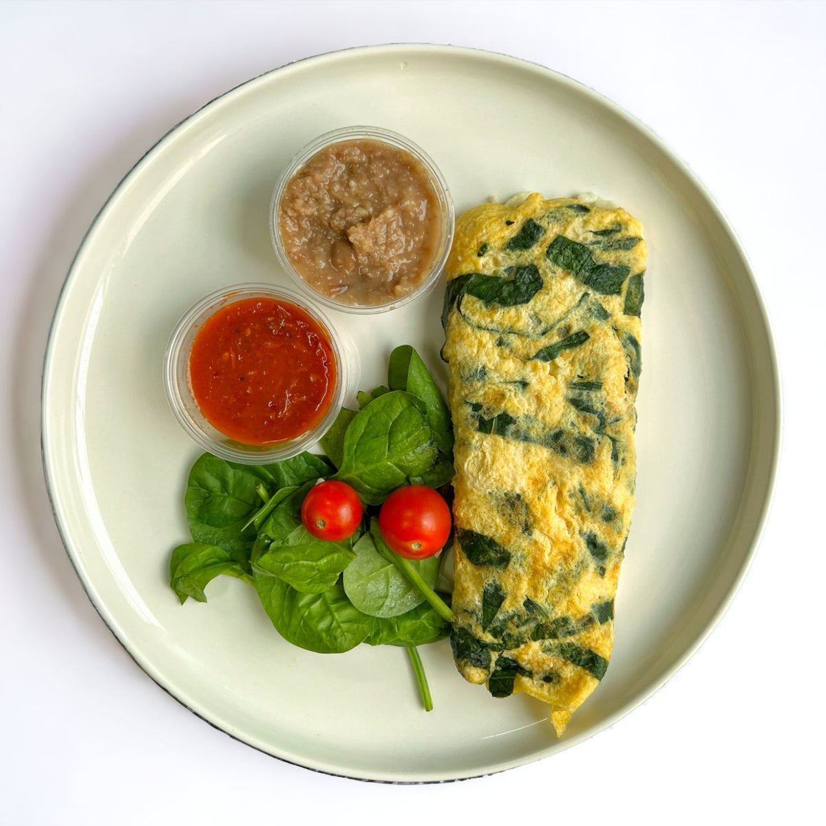 Cheesy Spinach Egg Rolls