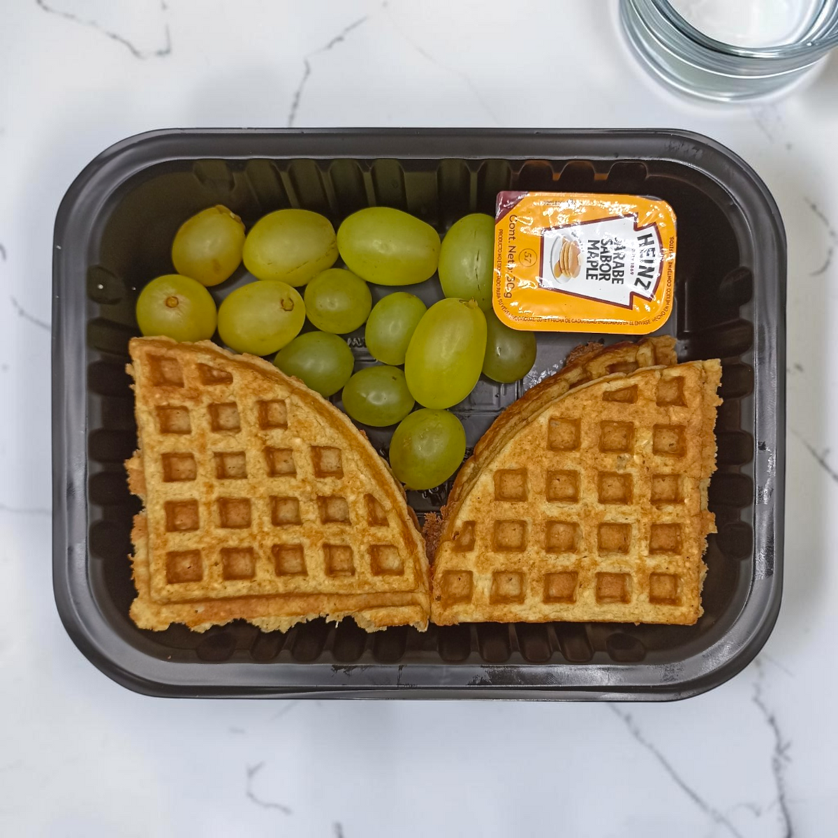 Waffles de Plátano con Proteína