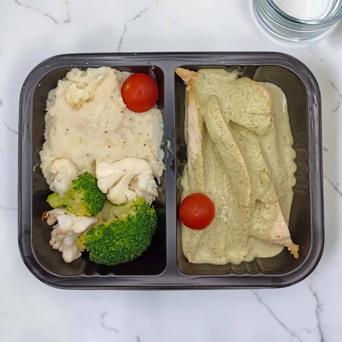 Pollo en Crema de Espinaca