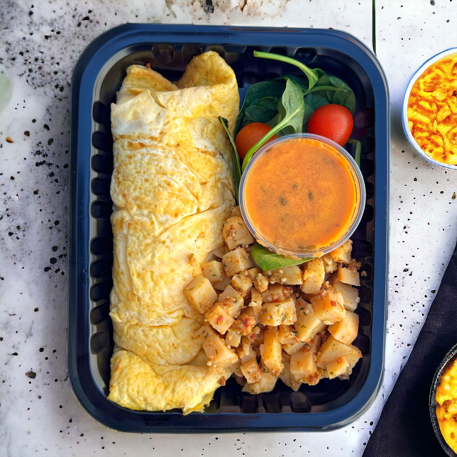Omelette y Papas con Chorizo