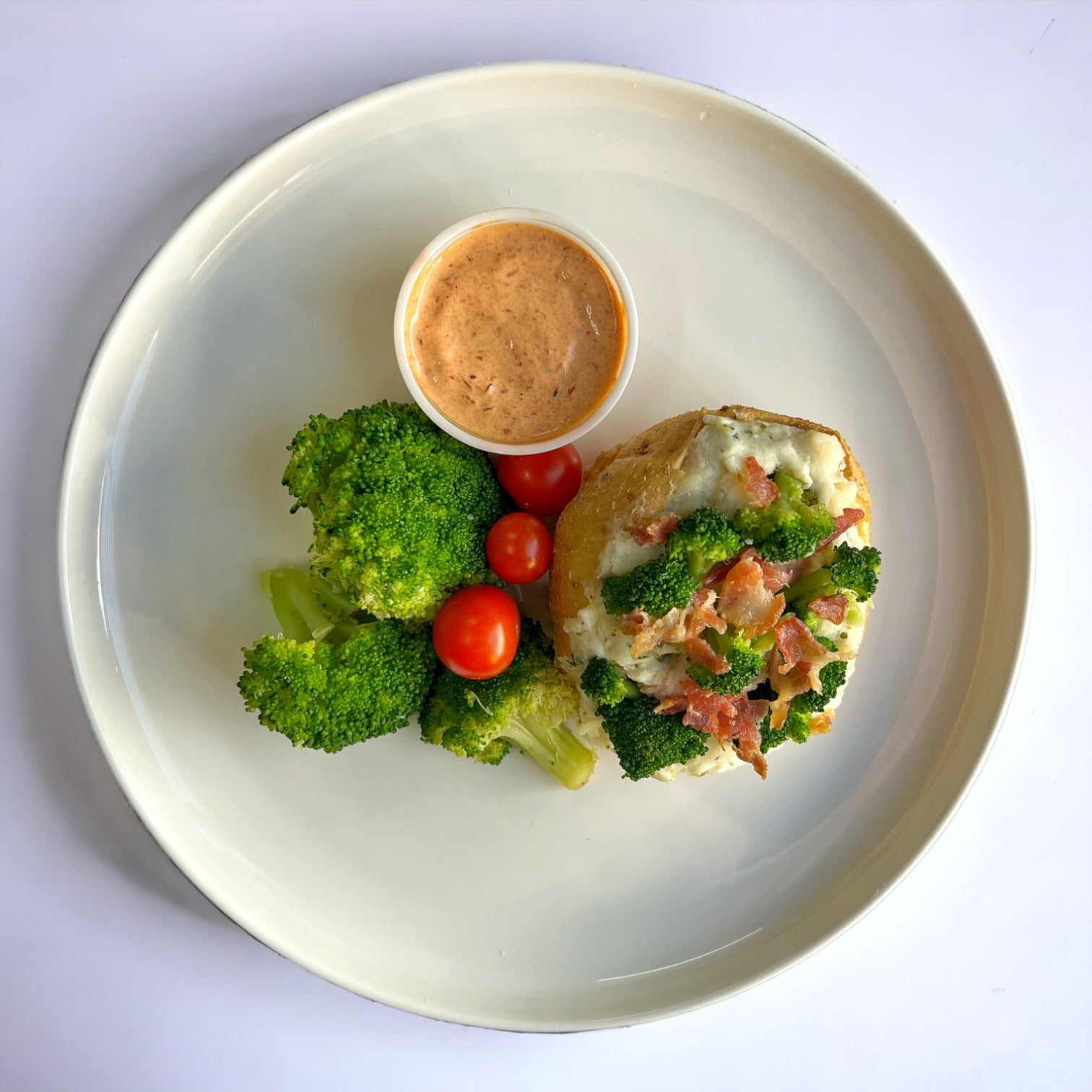 Papa al Horno con Sirloin