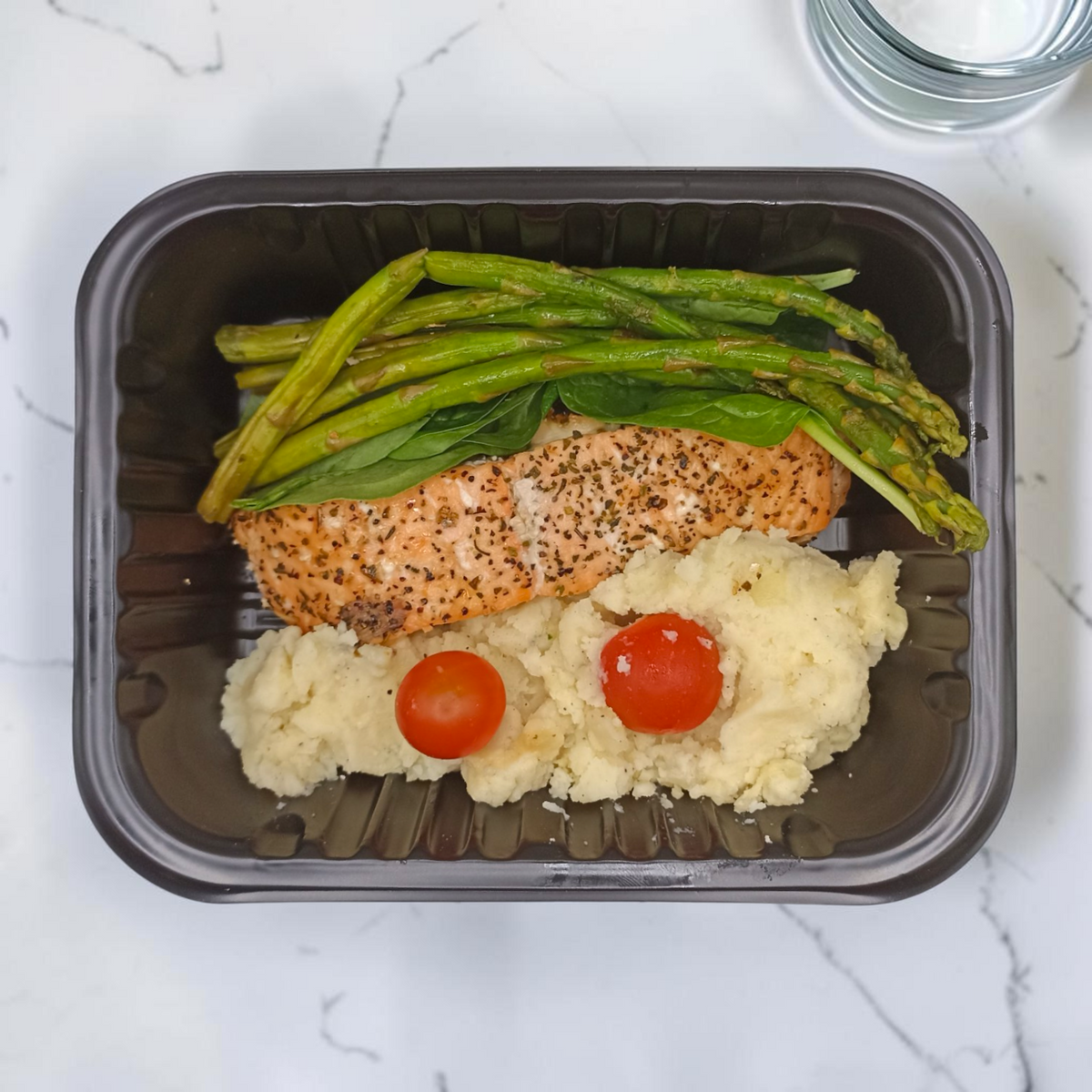 Salmón estilo Montreal