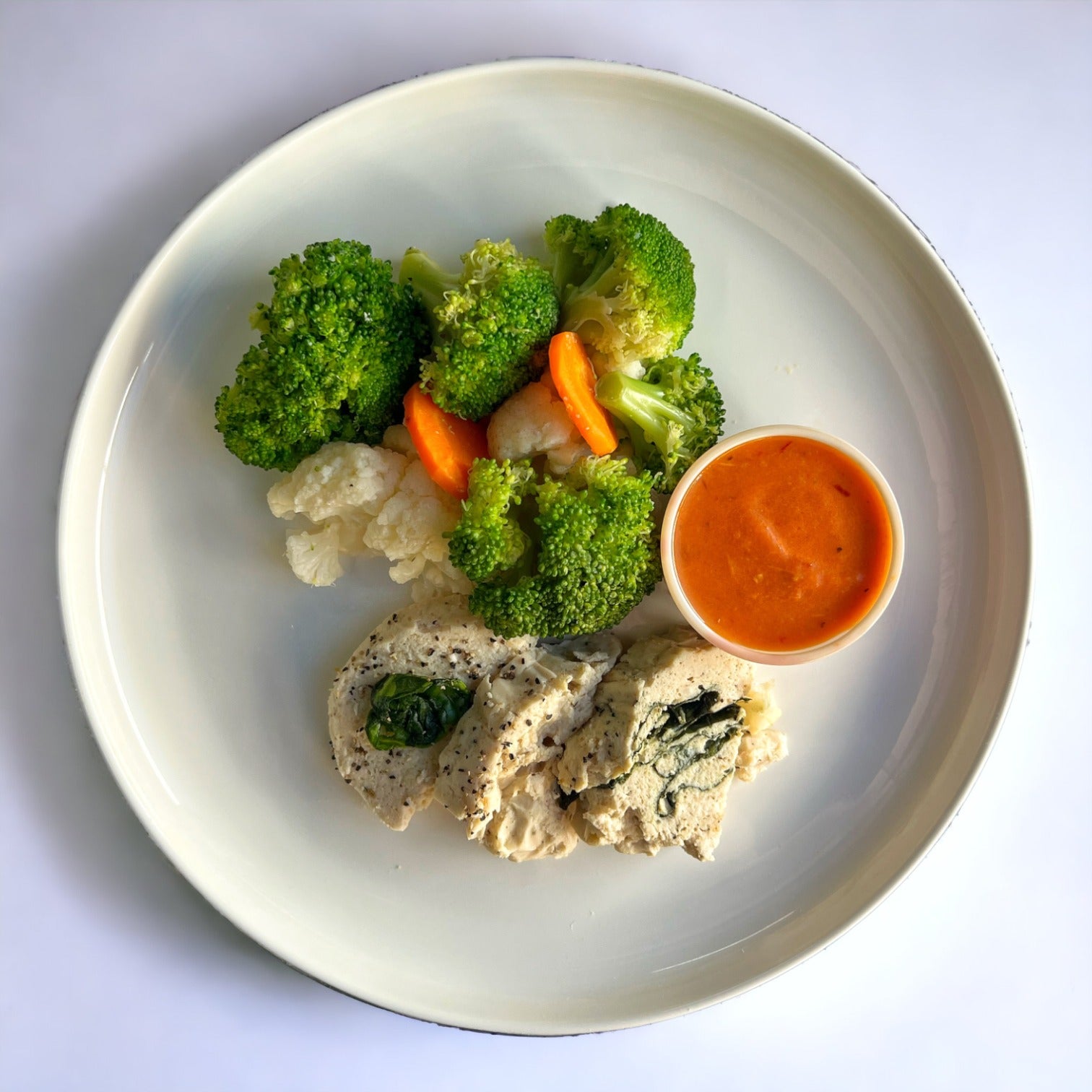 Pechuga de Pollo Rellena Espinaca