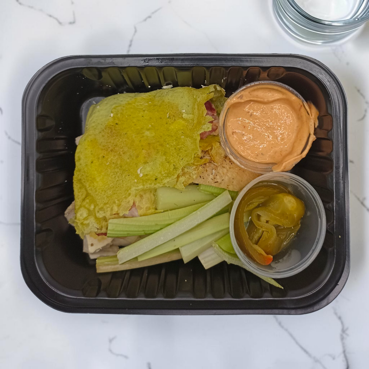 Wrap Keto de Pavo al Chipotle