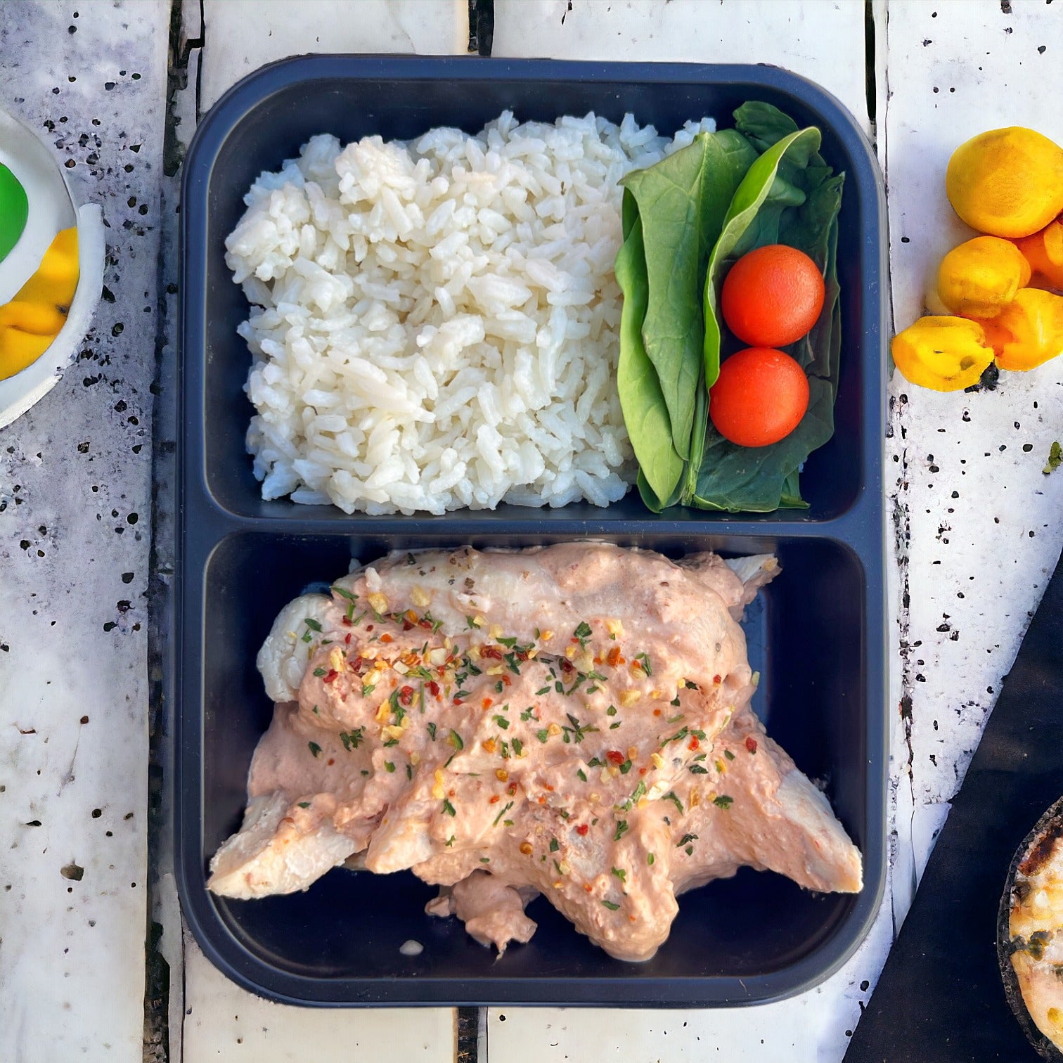 Fajitas de Pollo con Crema Chipotle