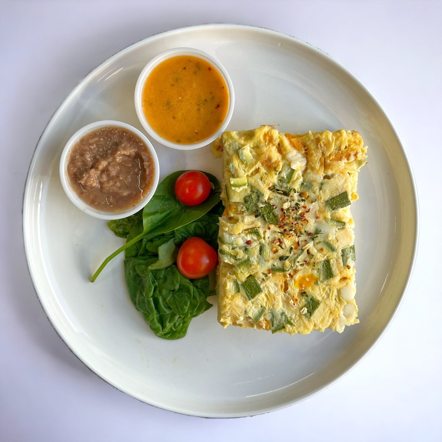 Yellow squash frittata