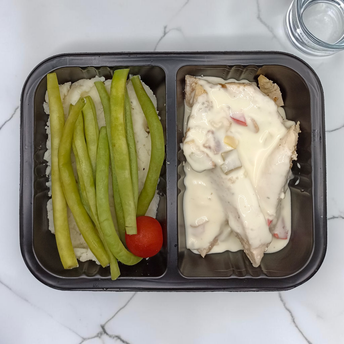 Pechuga de pollo salsa pimiento