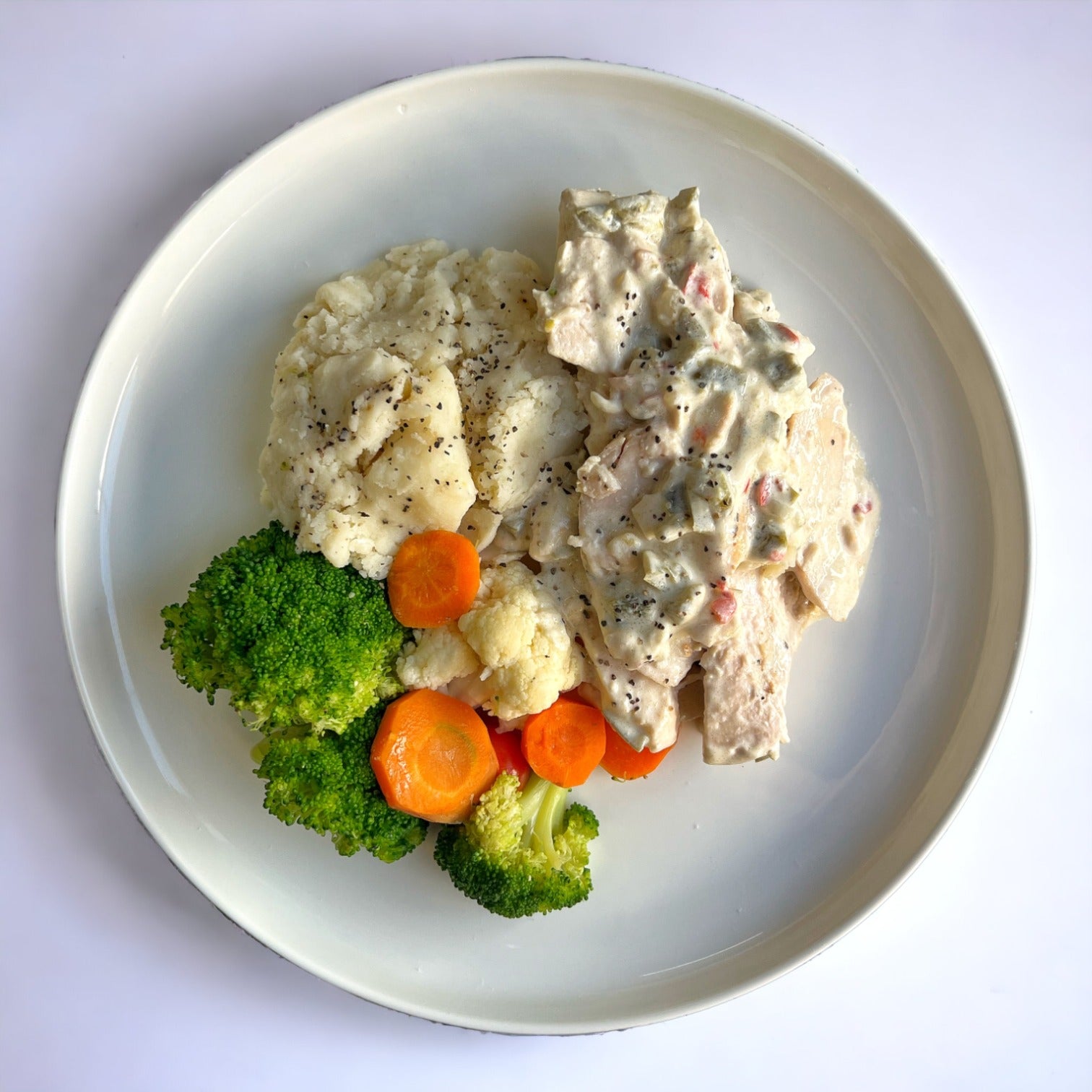 Pechuga de pollo salsa pimiento