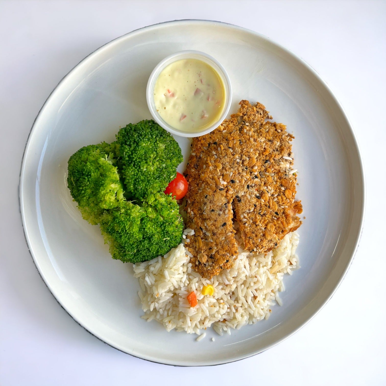 Filete de pescado empanizado
