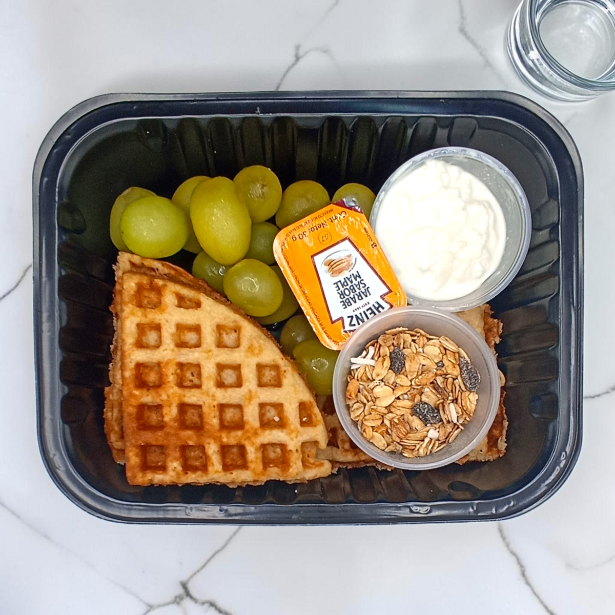 Waffles de Avena-canela con Proteina