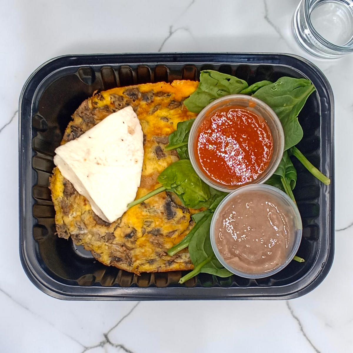 Tortilla de champiñón y huevo