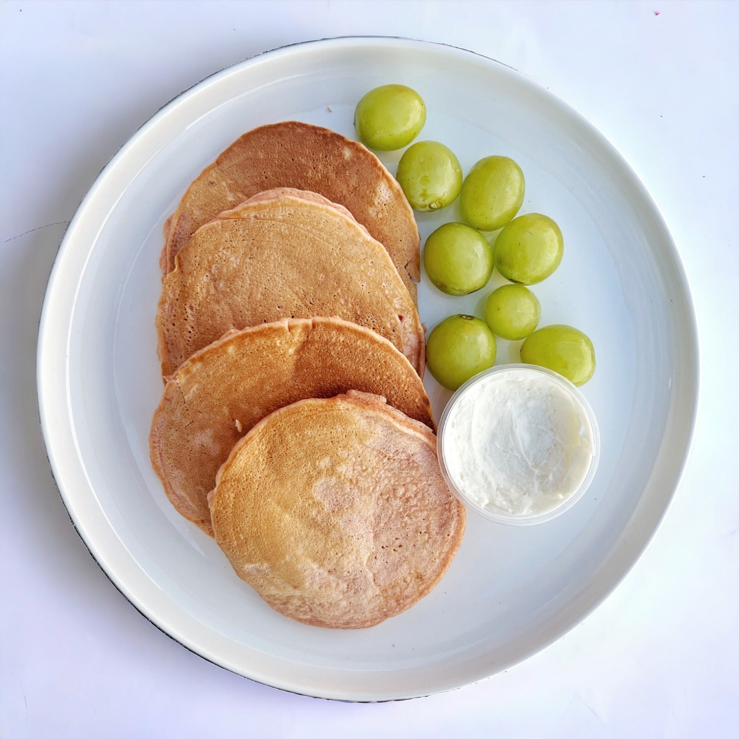 Protein Red Velvet Pancakes