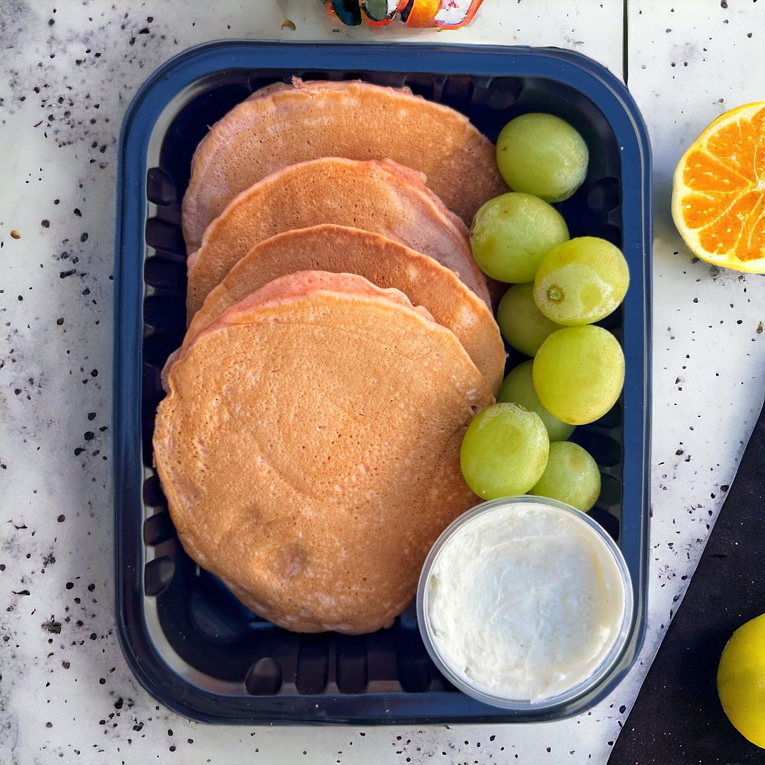 Protein Red Velvet Pancakes