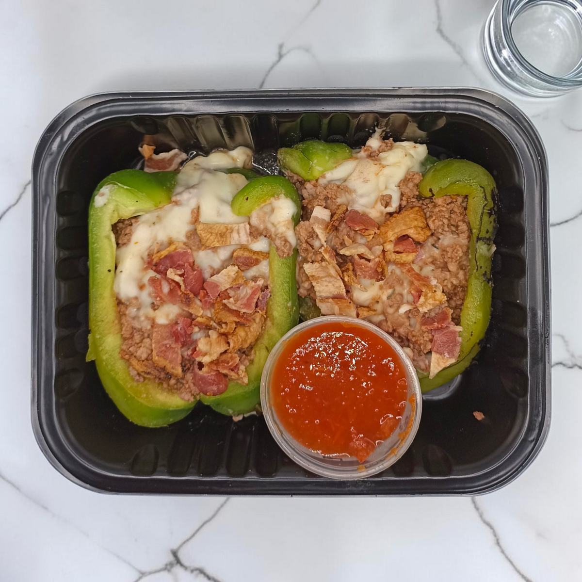 Pimientos Rellenos de Boloñesa