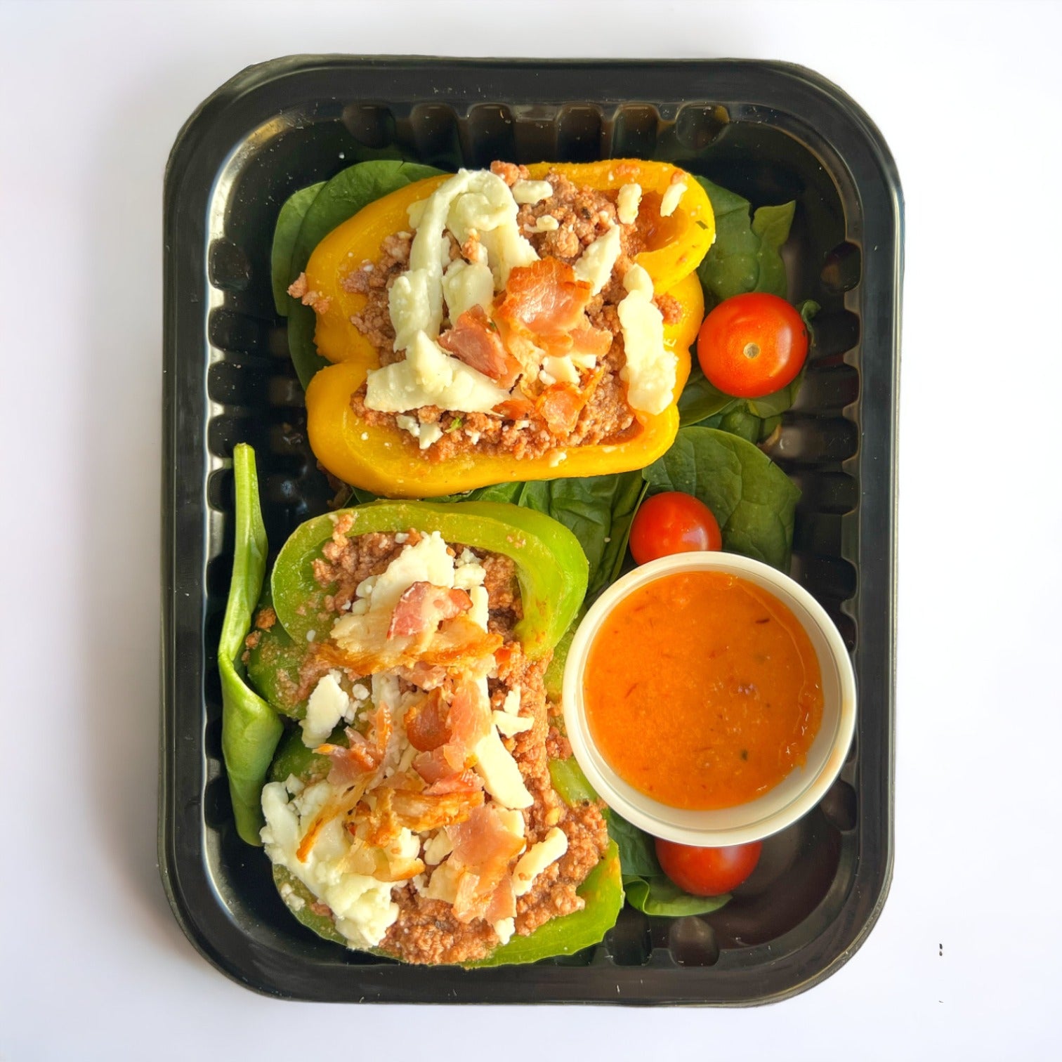 Pimientos Rellenos de Boloñesa