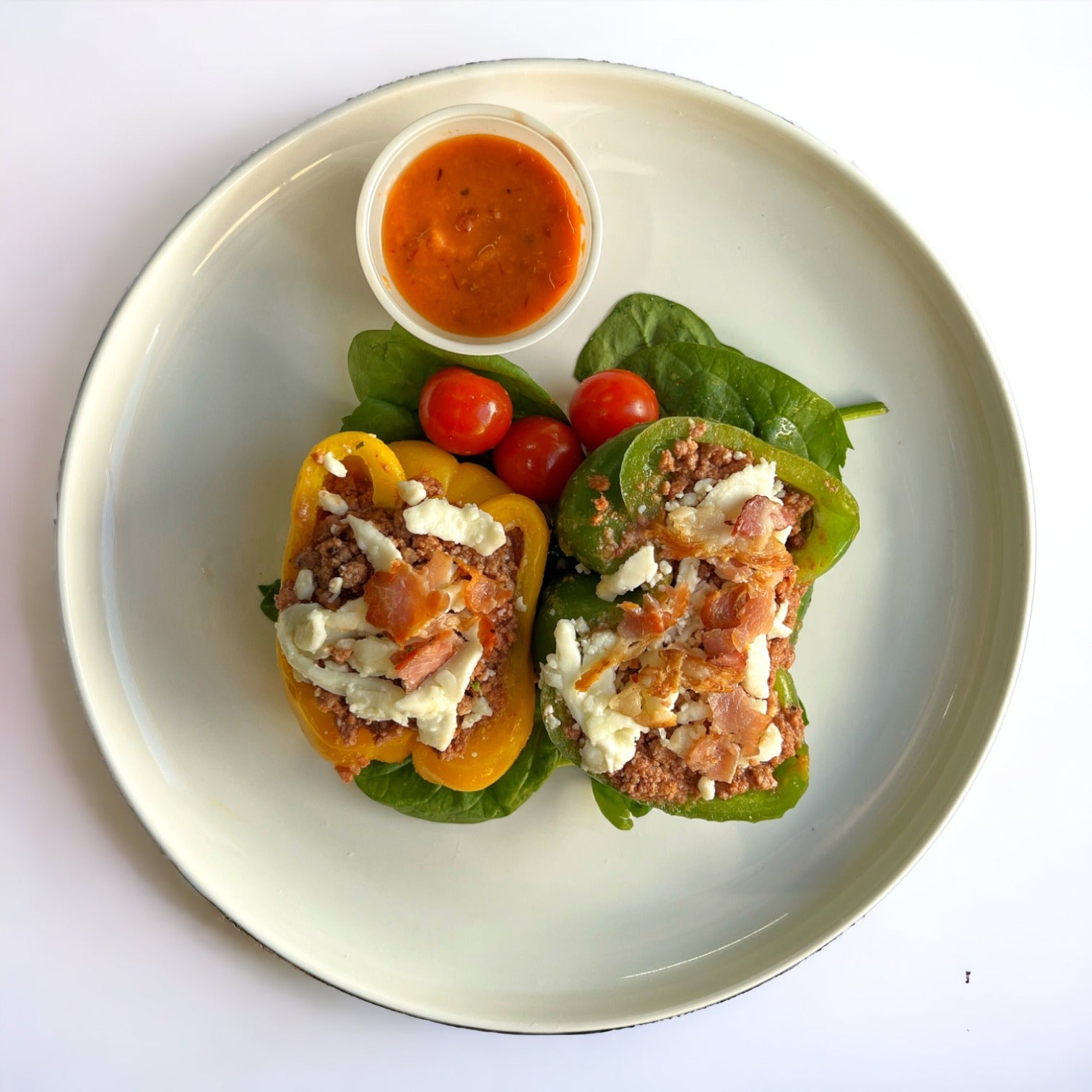 Pimientos Rellenos de Boloñesa