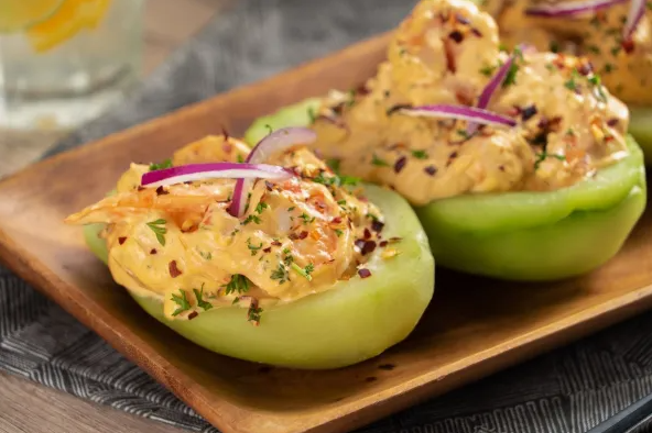 Chayote Relleno de Pollo