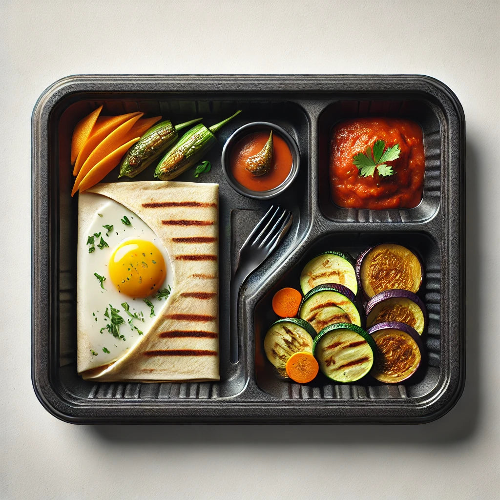 Tortilla de Huevo y Vegetales