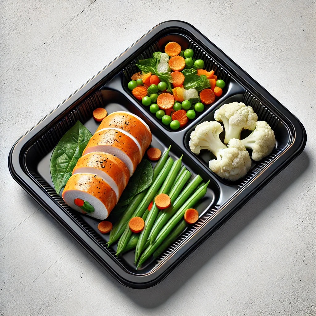 Rollo de Pollo con Vegetales