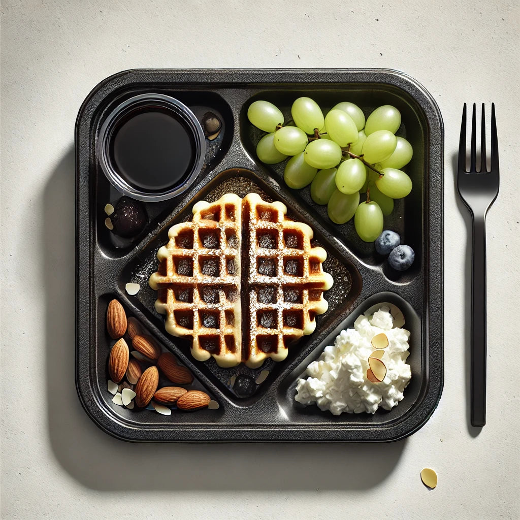 Waffles de Cacao y Almendra