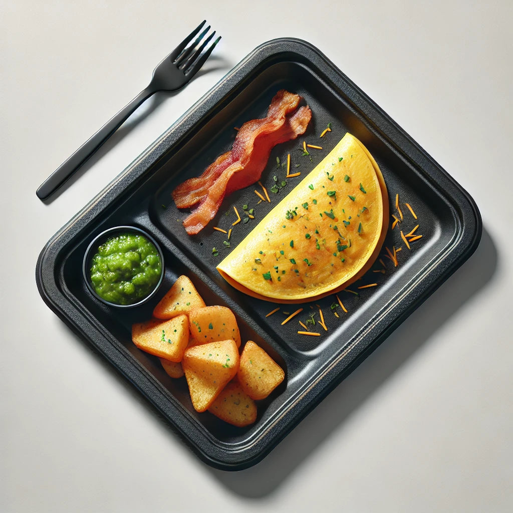 Omelette con Queso y Tocino