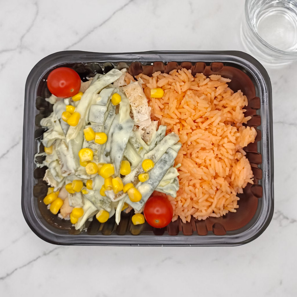 Pollo con Rajas Poblanas