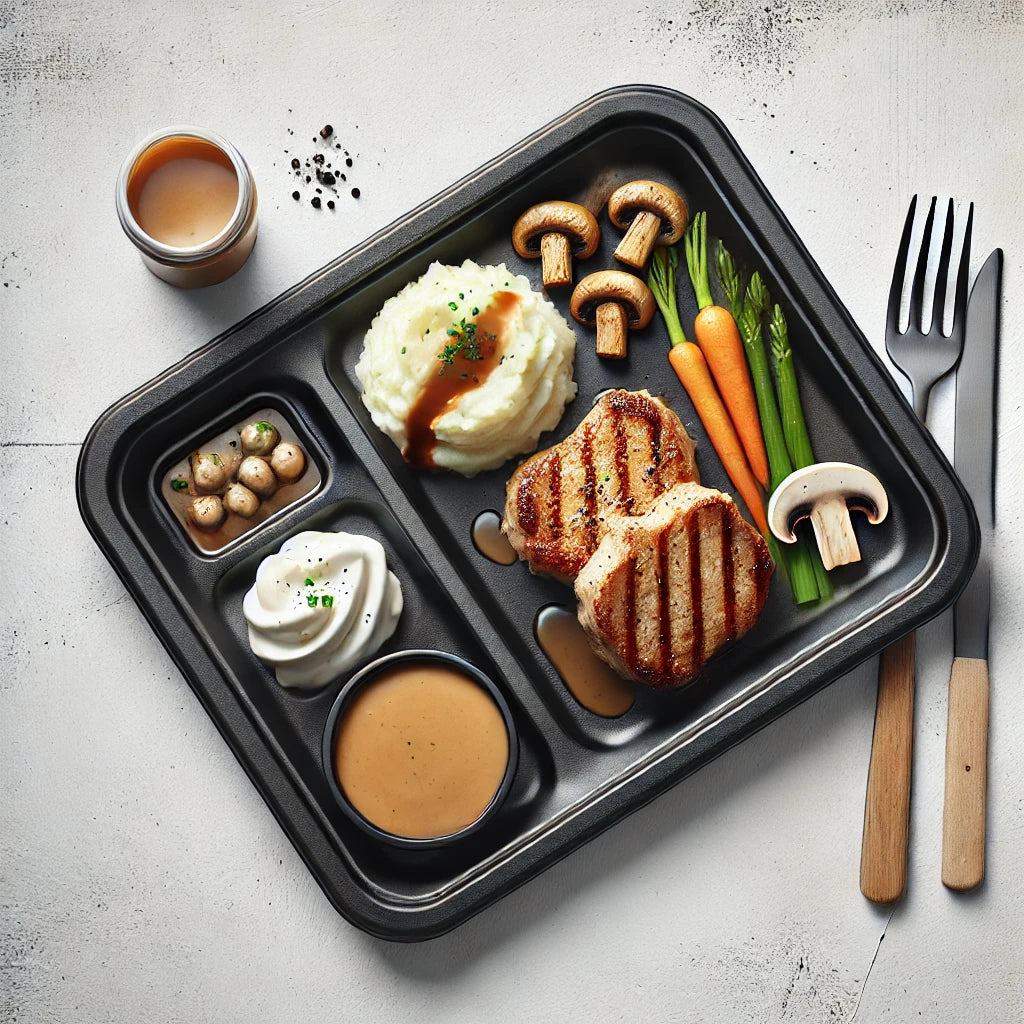 Pork Chops con Champiñones