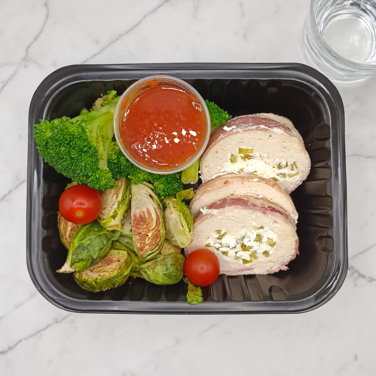 Rollo de Pollo con Tocino