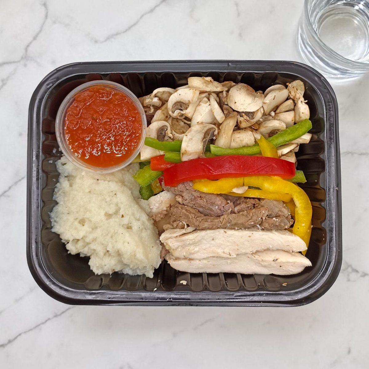 Fajitas Mixtas de Res y Pollo