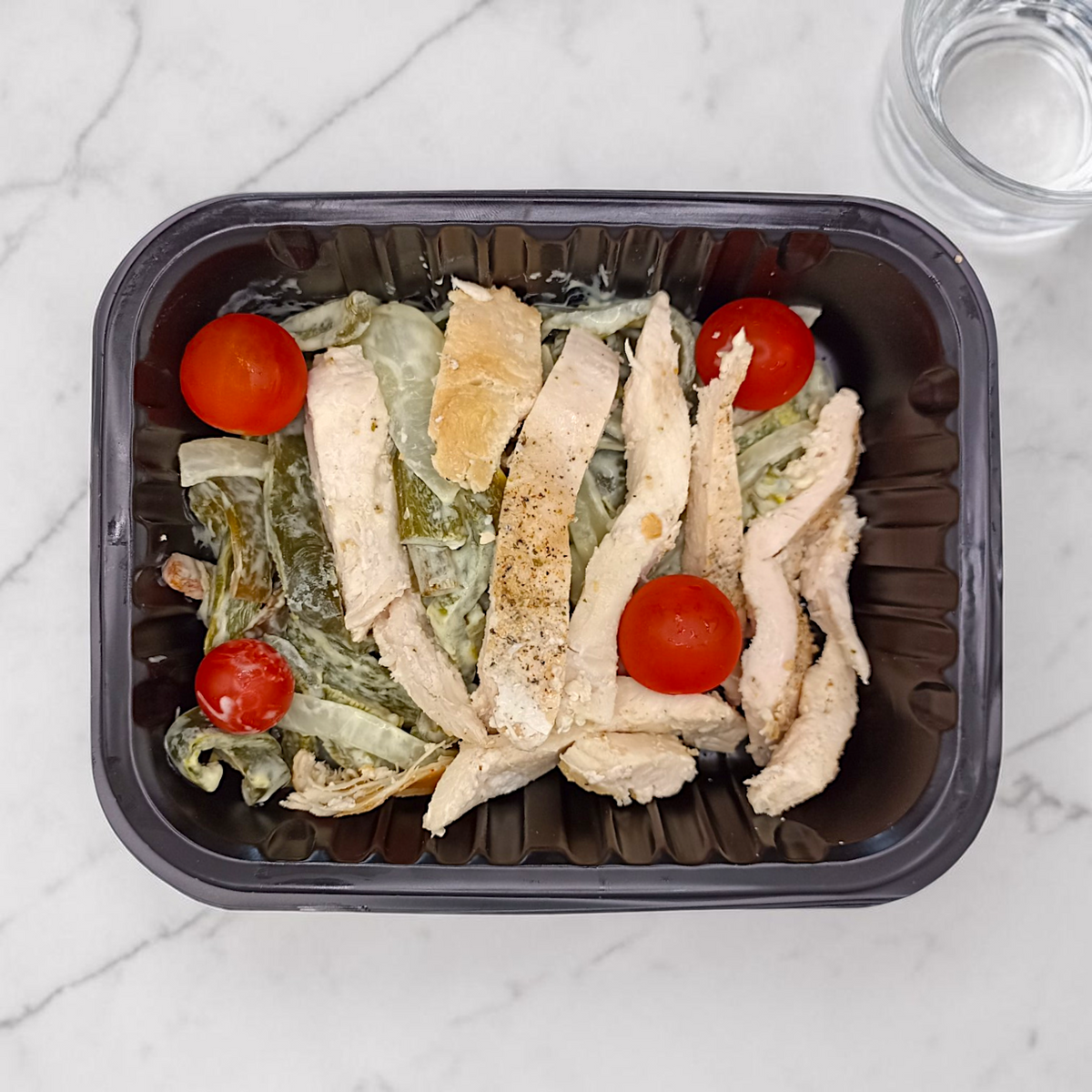 Rajas Poblanas con Crema Keto