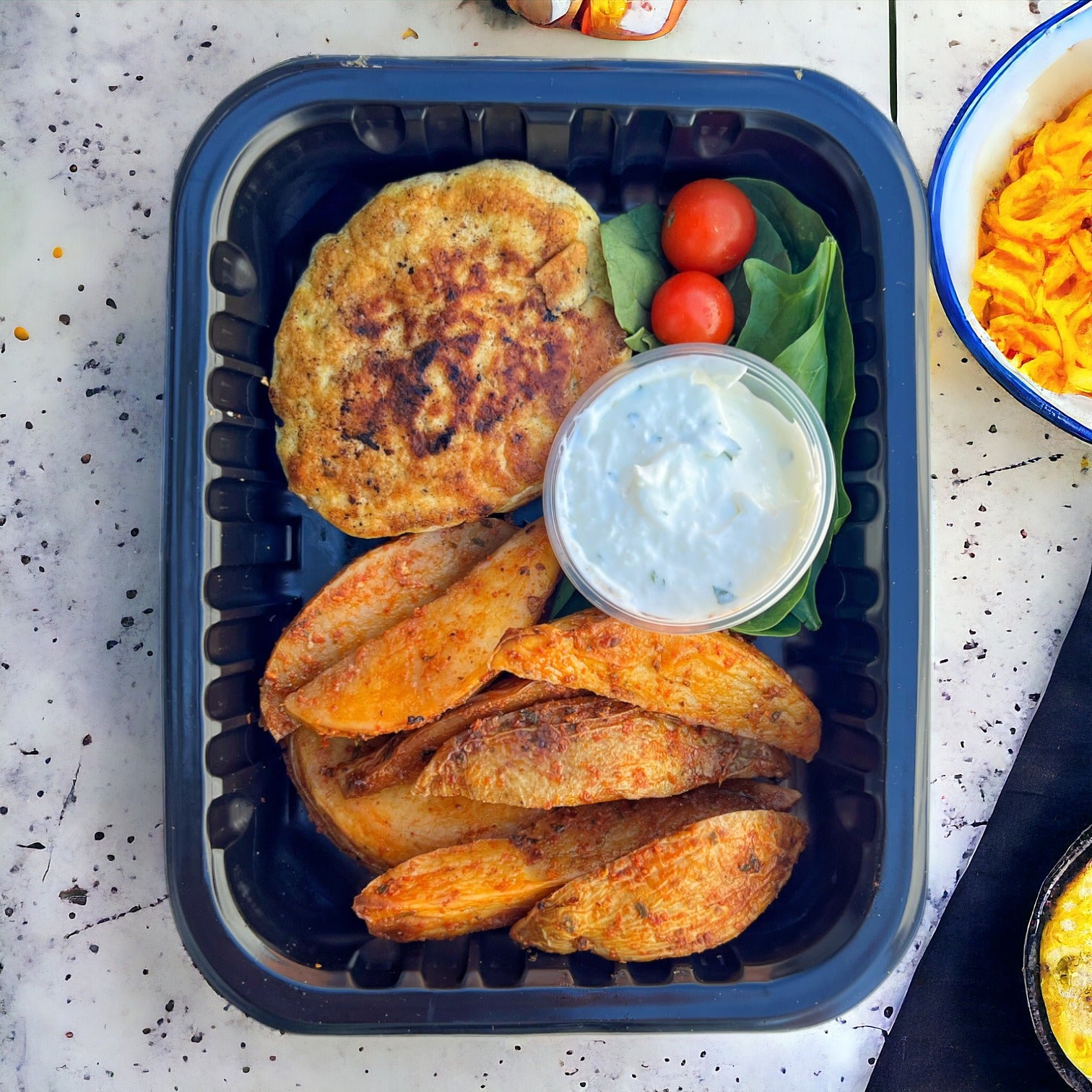 Burguer de Pollo Curry