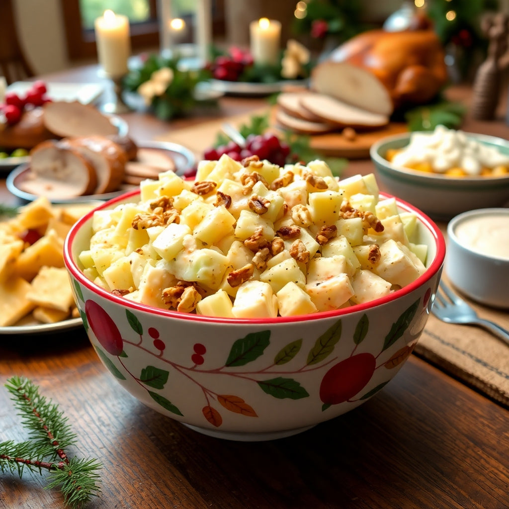 Ensalada de manzana navideña (1 litro)
