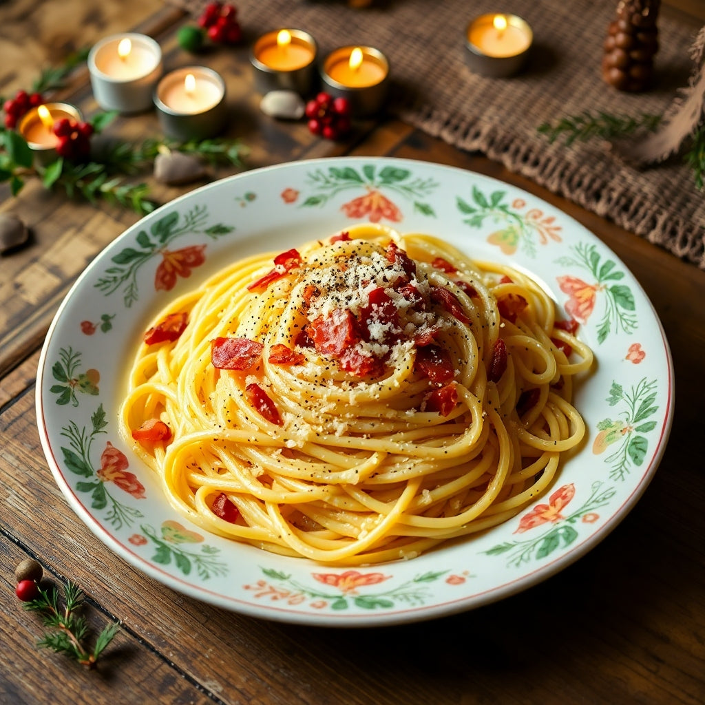 Espagueti a la Carbonara (1 litro)