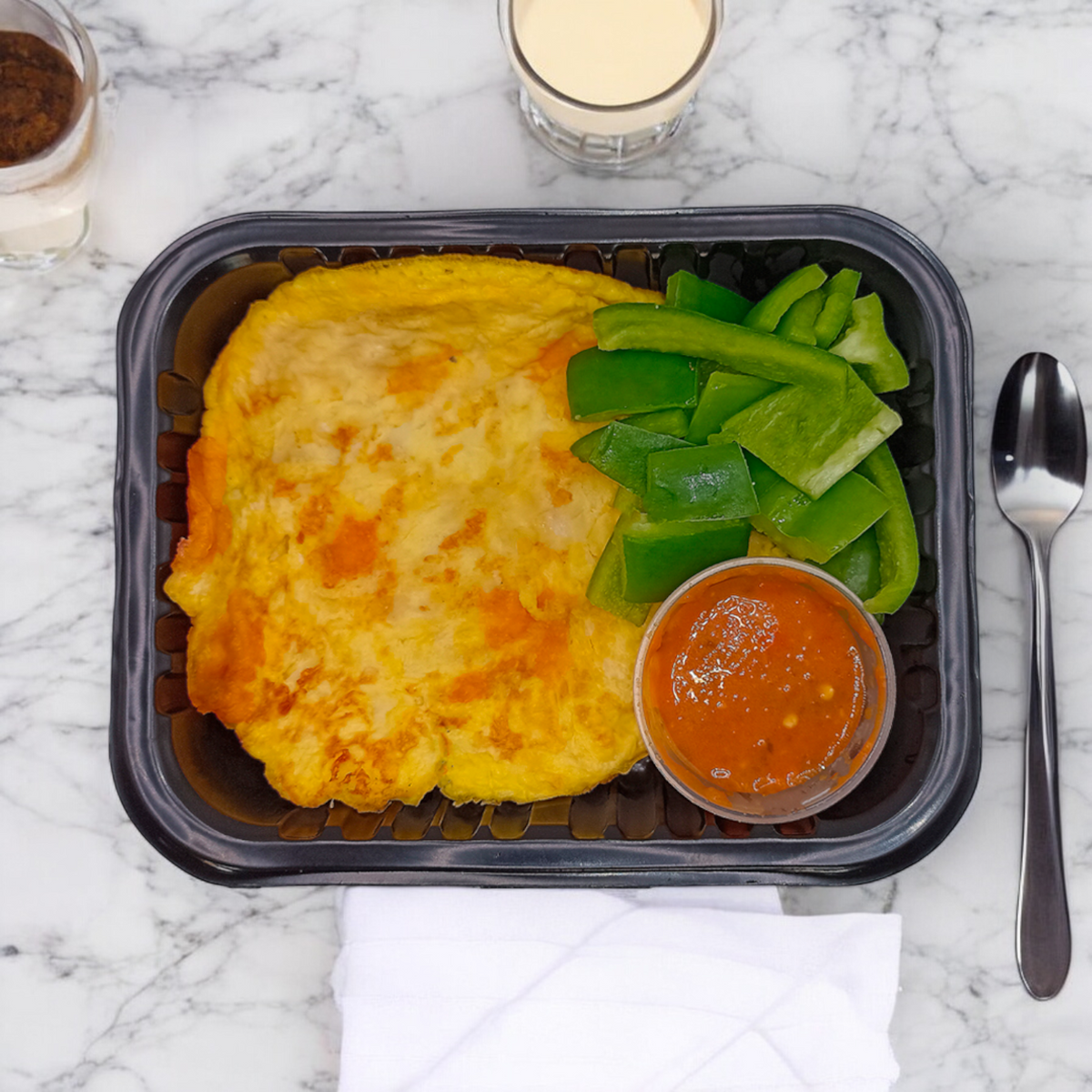 Tortilla de Tres Quesos y Tocino