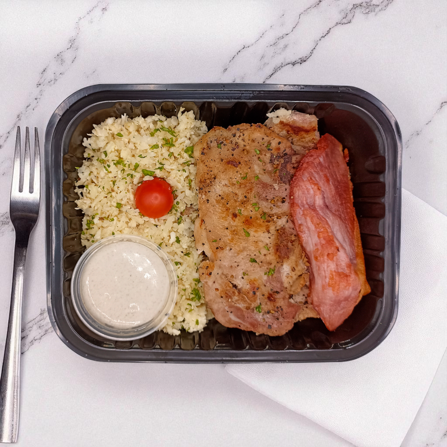 Chuletas de Cerdo en Salsa Cremosa