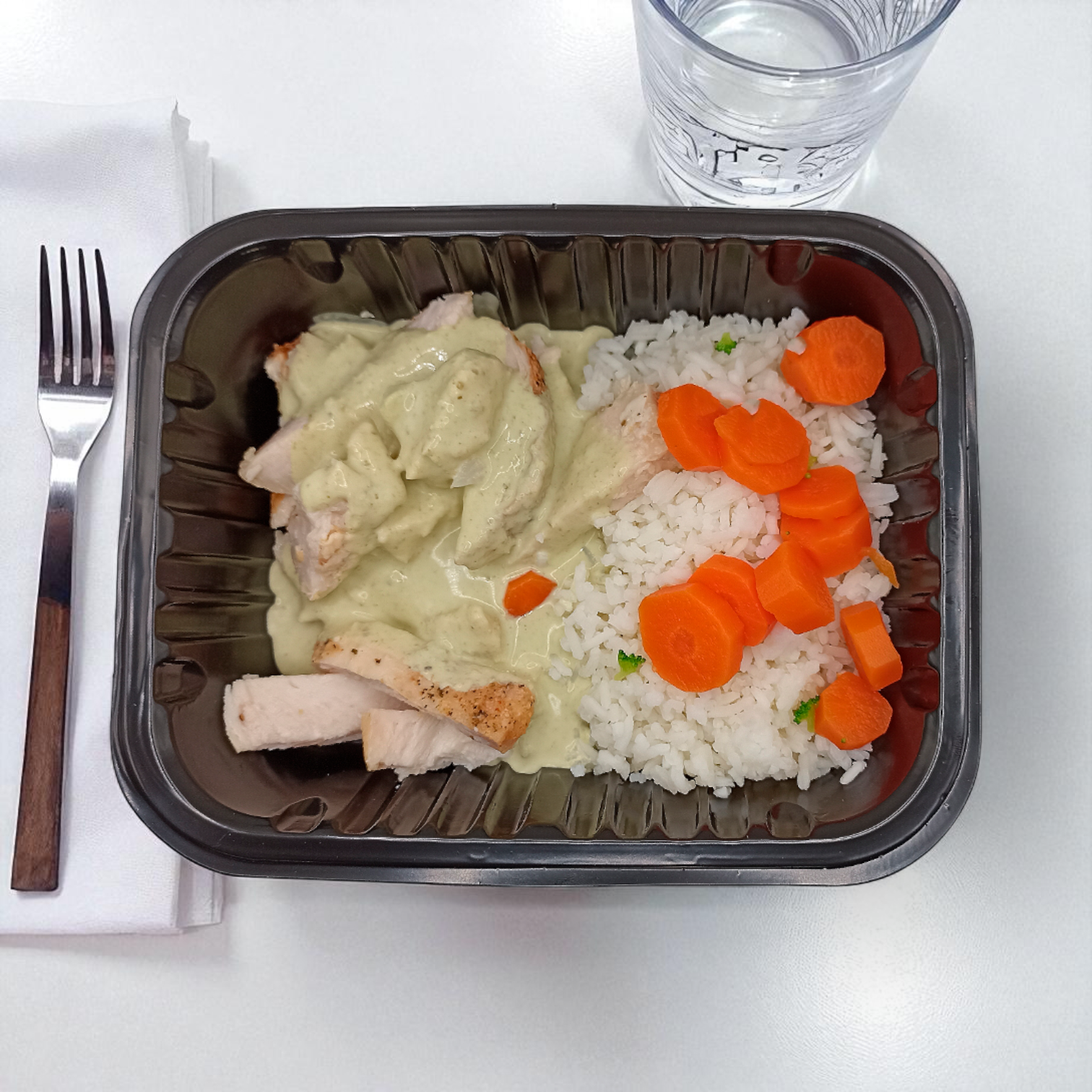 Fajitas de Pollo Cilantro y Arroz