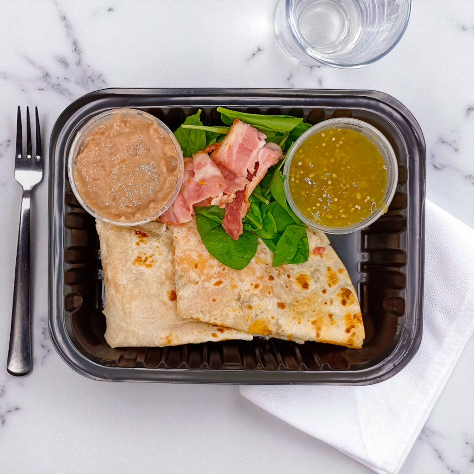 Crepas de Queso y Tocino