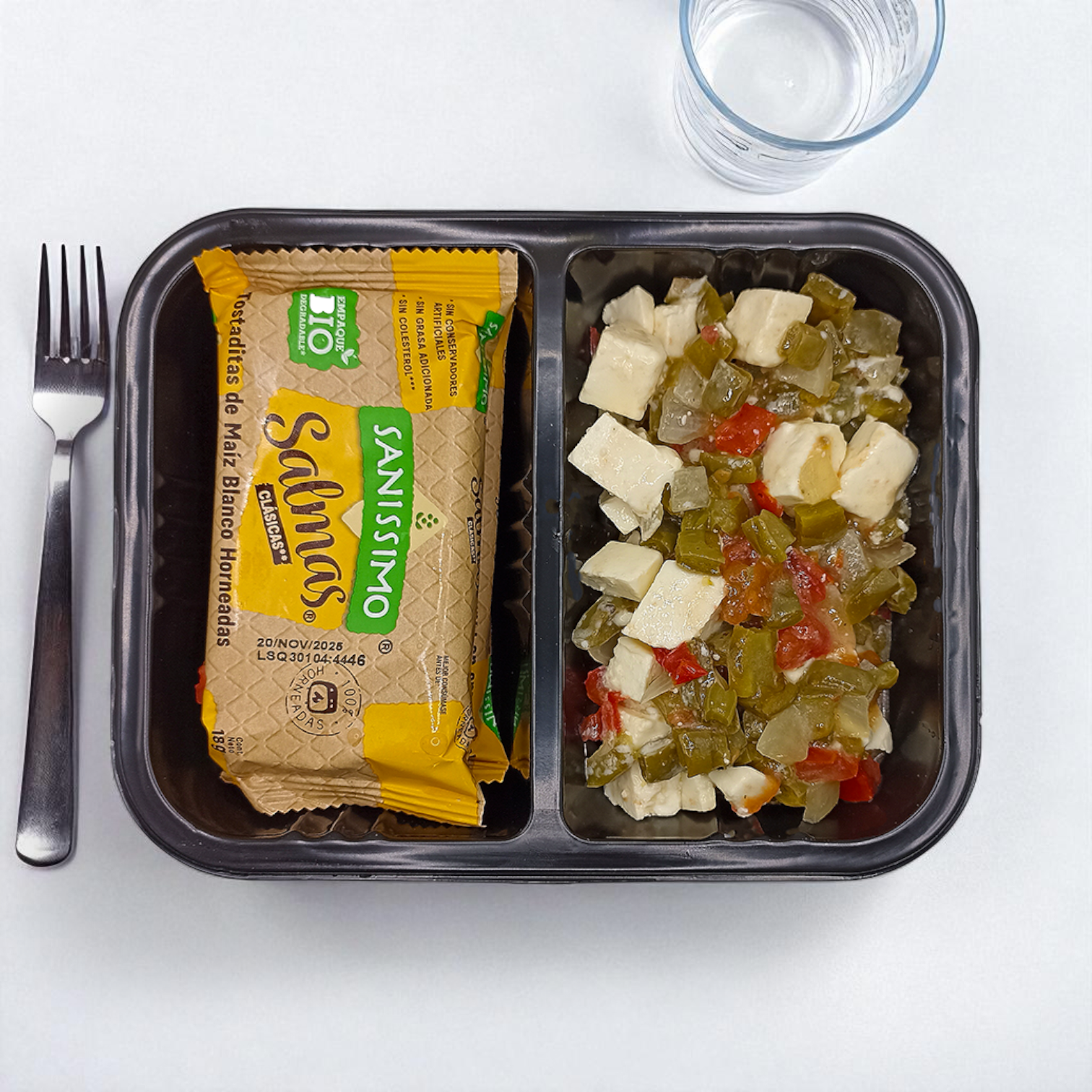 Nopalitos a la Mexicana con queso panela