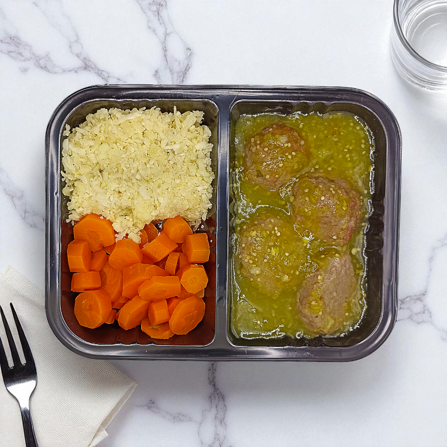 Albóndigas de Res en Salsa Verde