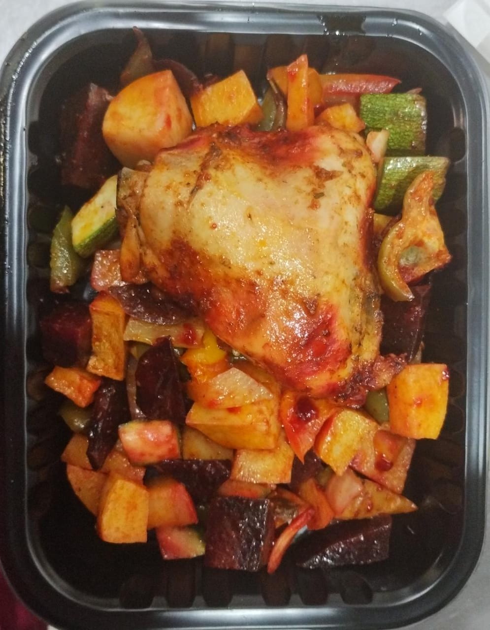 Muslos de pollo al horno