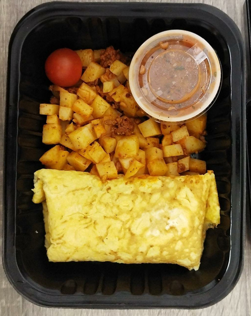 Omelette Relleno de Chorizo