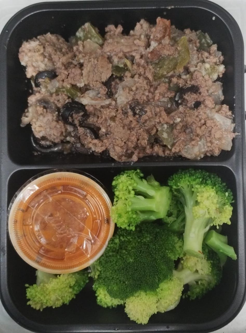 Carne molida con champiñones