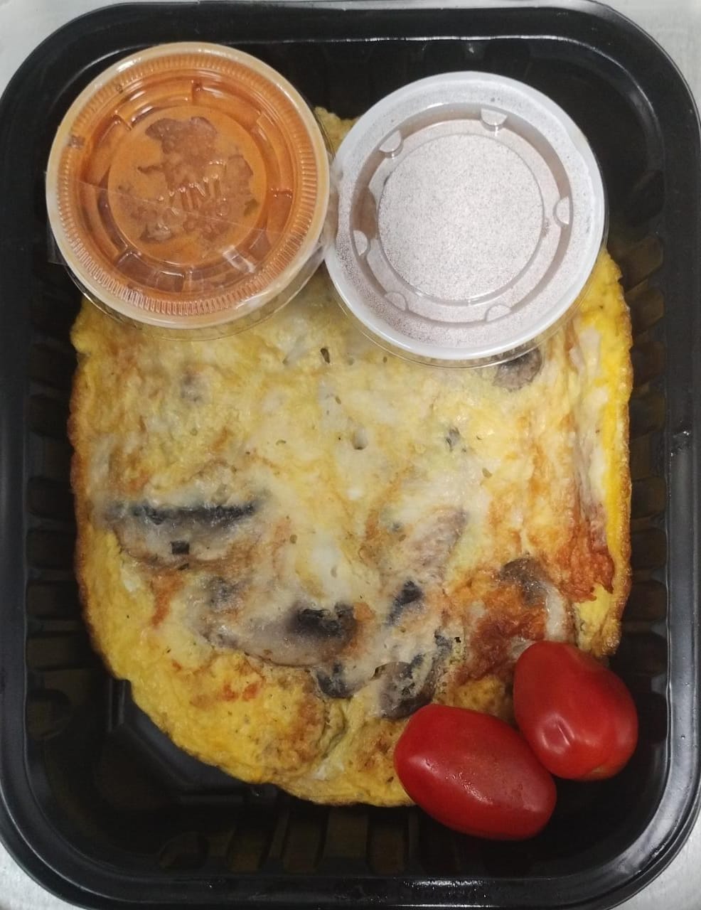 Tortilla de champiñón y huevo